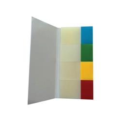 5 Star Office Index Flag Transparent Assorted [Pack 5]