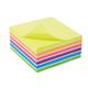 5 Star Office Re-Move Sticky Notes Rainbow Cube 76x76mm 6 Bright Colours 400 Sheets