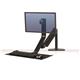 Fellowes Extend Sit-Stand Workstation Single Monitor attachment 1016mm radius Black Ref 9701