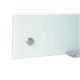 5 Star Office Glass Board Magnetic with Wall Fixings W1500xH1000mm White