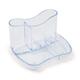 Desk Organiser 4 Compartments 93mm High Crystal Clear