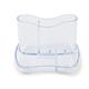 Desk Organiser 4 Compartments 93mm High Crystal Clear