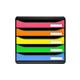 Exacompta Iderama Big Box Plus 5 Drawer Set Harlequin 309798D