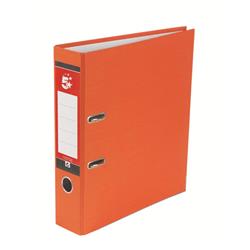 5 Star Office Lever Arch File 70mm A4 Orange [Pack 10]