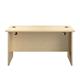 Mezzo 1400 X 600 Rectangular Workstation - Maple Ref PAN1460RECMA