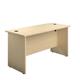 Mezzo 1400 X 600 Rectangular Workstation - Maple Ref PAN1460RECMA