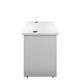 Mezzo Panel 1200 X 600 Rectangular Workstation - White Ref PAN1260RECWH
