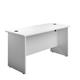 Mezzo Panel 1400 X 600 Rectangular Workstation - White Ref PAN1460RECWH