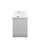 Mezzo Panel 1400 X 600 Rectangular Workstation - White Ref PAN1460RECWH