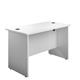 Mezzo Panel 1200 X 600 Rectangular Workstation - White Ref PAN1260RECWH