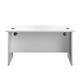 Mezzo Panel 1400 X 600 Rectangular Workstation - White Ref PAN1460RECWH