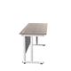 Allegro 1600 X 600  Cantilever Workstation - Grey Oak Top and White/Ref TWU1660RECGOWH