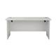 Mezzo Panel 1200 Rectangular Panel Workstation - White Ref PAN1280RECWH