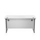 Mezzo 1400 X 600  Cantilever Workstation - White Ref SU1460RECWHSV