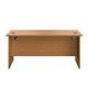 Mezzo Panel 1600 X 600 Rectangular Workstation - Oak Ref PAN1660RECNO