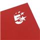 5 Star Twinbound Hardback A4 140Pg Berry Ref 943466 [Pack 5]