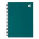 5 Star Twinbound Hardback A5 140Pg Teal Ref 943453 [Pack 5]