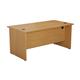 Mezzo Panel 1800 Rectangular Panel Workstation - Oak Ref PAN1880RECNO
