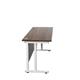 Allegro 1800 X 600  Cantilever Workstation - Dark Walnut Top and White/Ref TWU1860RECDWWH
