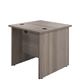 Mezzo Panel 800 X 800 Rectangular Workstation - Grey Oak Ref PAN8080RECGO