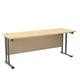 Allegro 1800 X 600  Cantilever Workstation - Maple Top and Silver/ Ref TWU1860RECMASV