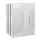 Rexel Choices Box File PP Elastic Strap 40mm Spine A4 Trans White Ref 2115670