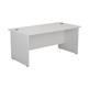 Mezzo Panel 1200 Rectangular Panel Workstation - White Ref PAN1280RECWH