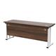 Allegro 1800 X 600  Cantilever Workstation - Dark Walnut Top and White/Ref TWU1860RECDWWH