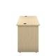 Mezzo 1400 X 600 Rectangular Workstation - Maple Ref PAN1460RECMA