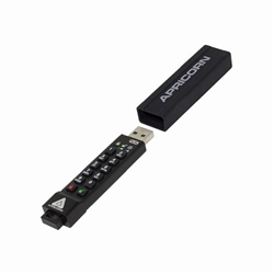 Apricorn Aegis Secure Key 3NX Flash Drive 32GB Black ASK3-NX-32GB