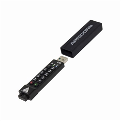 Apricorn Aegis Secure Key 3NX Flash Drive 16GB Black ASK3-NX-16GB