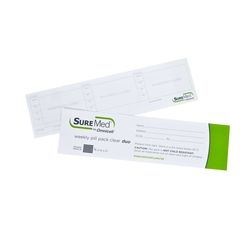 Weekly Clear Duo Spare Backing Sheets N46D