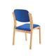 Madrid Visitor Chair Blue Fabric Without Arms Ref BR000087