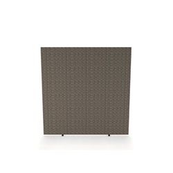 Impulse Plus Oblong 1650/1600 Floor Free Standing Screen Lead Fabric Light Grey Edges