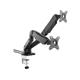 Dual Monitor Arm Black