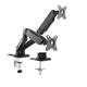 Dual Monitor Arm Black