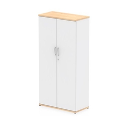 Impulse 1600mm Cupboard Maple and White