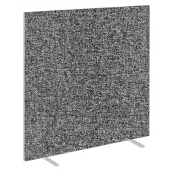 Impulse Plus Oblong 1800/1500 Floor Free Standing Screen Lead Fabric Light Grey Edges