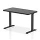 Black Ice Height Adjustable Office Desk