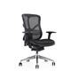 Hood F94 Syncro Mechanism Mesh Back & Upholstered Seat Task Chair Black with Height Adjustable Arms