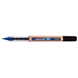 uni-ball Eye Broad UB-150-10 Rollerball Pen 1.0mm Tip Blue Eco 70% Recycled Plastic (Pack 12) - 315341000