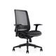 Hood C19 Mesh Back & Fabric Upholstered Ergonomic Task Chair Black with Height Adjustable Arms