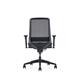 Hood C19 Mesh Back & Fabric Upholstered Ergonomic Task Chair Black with Height Adjustable Arms