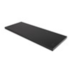Extra shelf for steel storage cupboards and tambours - black