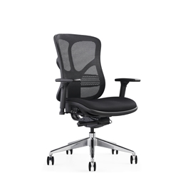 Hood i29 Mesh Back & Seat Task Chair Black with Height Adjustable Arms