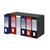 Rexel Dox 1 Lever Arch File Paper on Board 80mmm Spine A4 Black Ref D26110 [Pack 6]