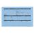 Personnel Wallets Pre-printed Blue [Pack 50]