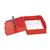 5 Star Office Box File Polypropylene with Twin Clip Lock Foolscap Red