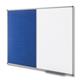 Nobo Classic Combination Board Magnetic Drywipe and Felt W900xH600mm Blue Ref 1902257