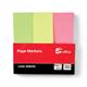 5 Star Office Paper Page Markers 100 Sheets per Pad 25x76mm